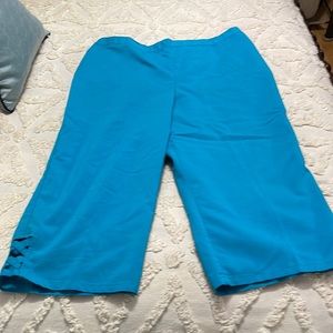 Capri pants w/pockets, Alfred Dunner,blue size 18